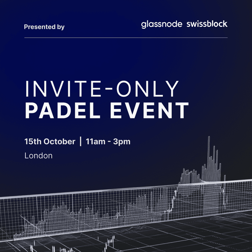 Invite-Only Glassnode x Swissblock Padel Event