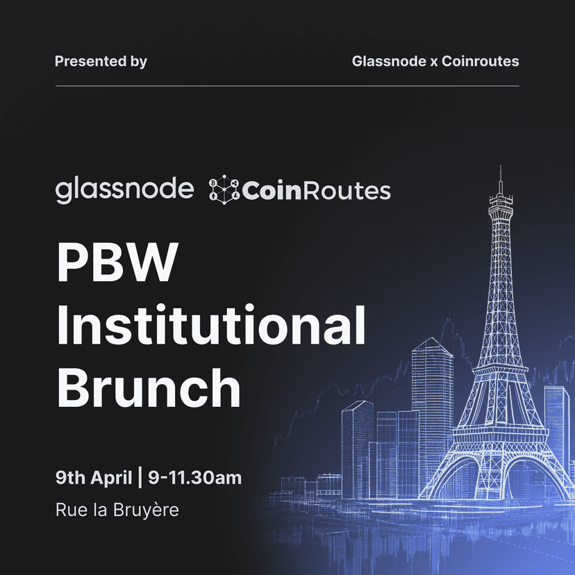 Glassnode x CoinRoutes PBW Institutional Brunch